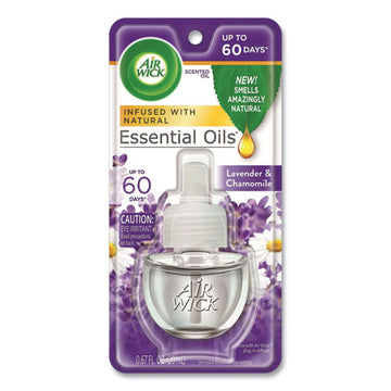 Air Wick® Scented Oil Refill, Lavender And Chamomile, 0.67 Oz, 8-carton freeshipping - TVN Wholesale